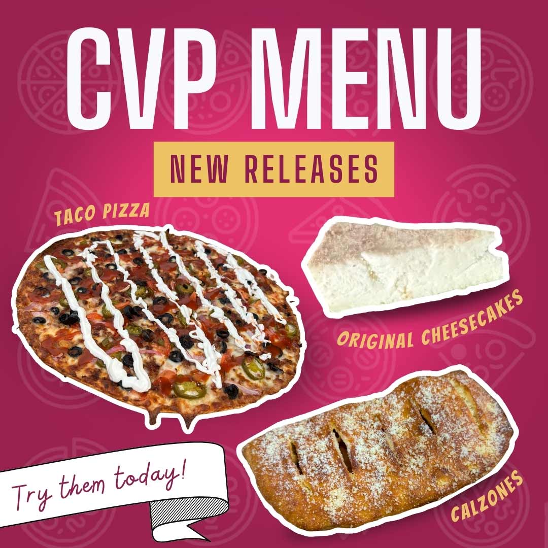 The New Releases from Cousin Vinnys Pizza with multiple locations in Ohio, Indiana and Virginia.